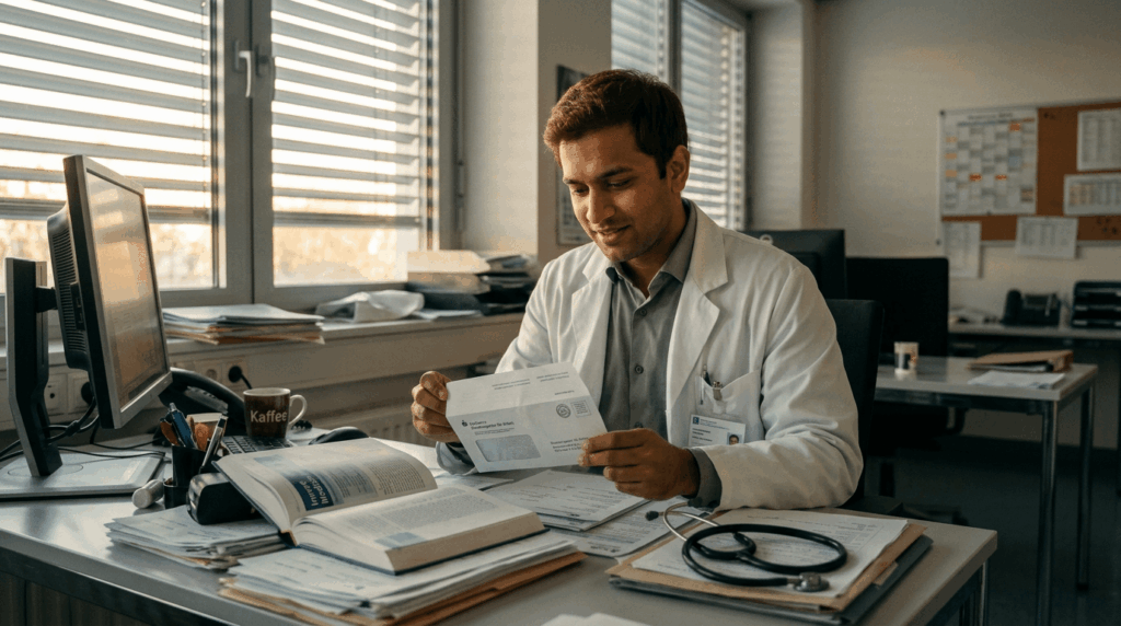 Tablas de sueldo de un médico residente y especialista en Alemania por nivel